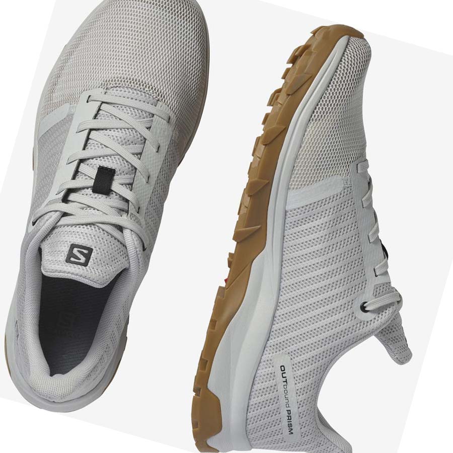 Tenis Senderismo Salomon OUTBOUND PRISM Hombre Blancos | MX 3574AHK